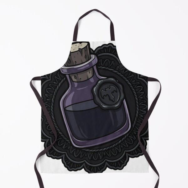 Item preview, Black Lace Occult Objet — Poison Phial in a Lace Medallion designed and sold by IllumeInk.