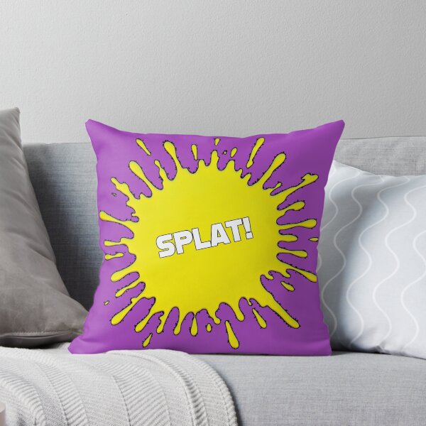 Artikelvorschau, SPLAT! Comic Pop Art Ausbruch (gelb) entworfen und verkauft von wobblyfrogs.