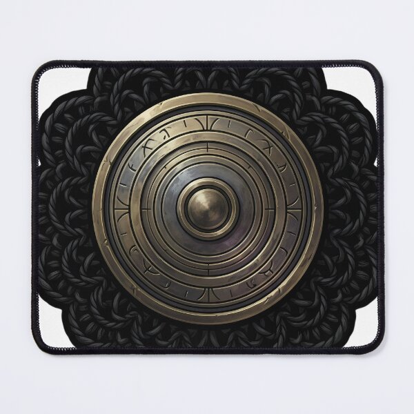 Item preview, Black Lace Occult Objet — Brass Astrolabe in a Lace Medallion designed and sold by IllumeInk.