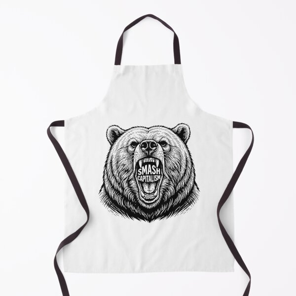 Item preview, Smash Capitalism Angry Grizzly Bear Face    designed and sold by Owcomm.