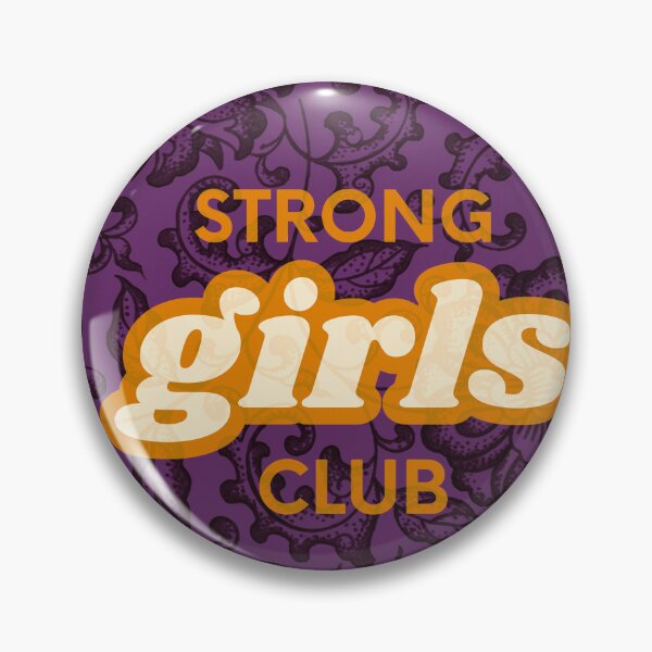 Item preview, Strong Girls Club Retro Feminist Floral Typography designed and sold by Fani*.