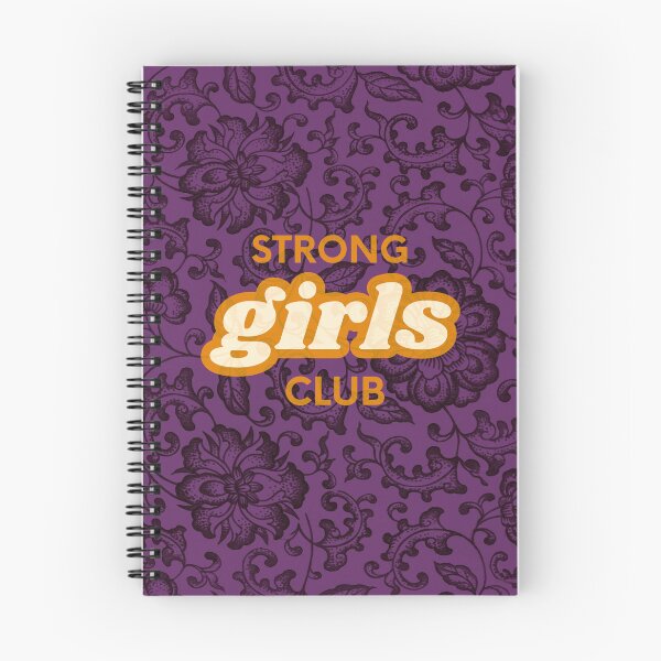 Item preview, Strong Girls Club Retro Feminist Floral Typography designed and sold by Fani*.