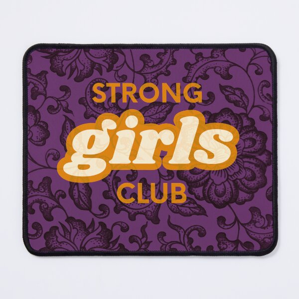 Item preview, Strong Girls Club Retro Feminist Floral Typography designed and sold by Fani*.