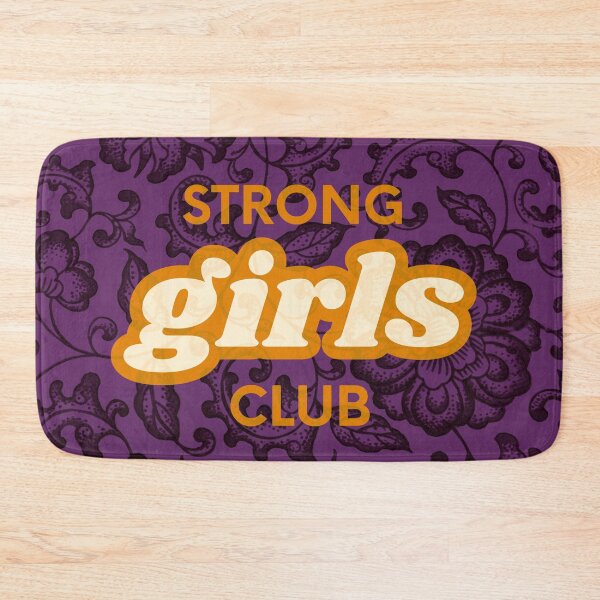 Item preview, Strong Girls Club Retro Feminist Floral Typography designed and sold by Fani*.