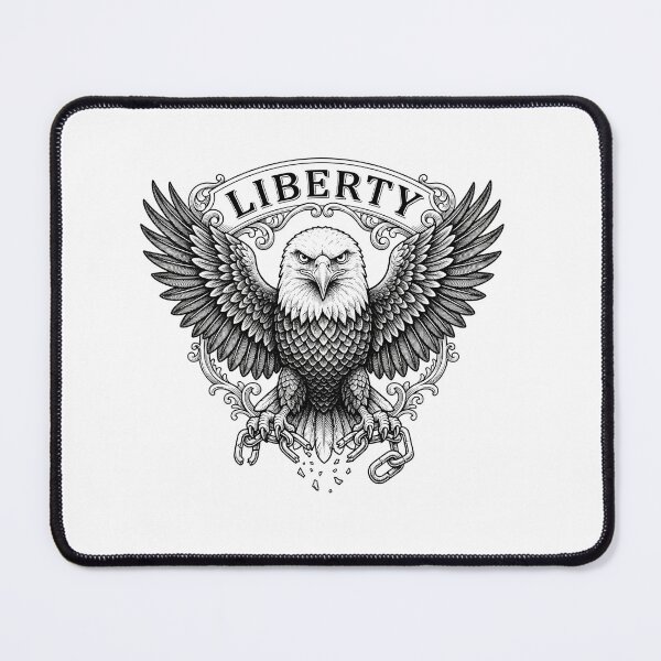 Item preview, Liberty Eagle Breaking Free Vintage Vector designed and sold by Owcomm.