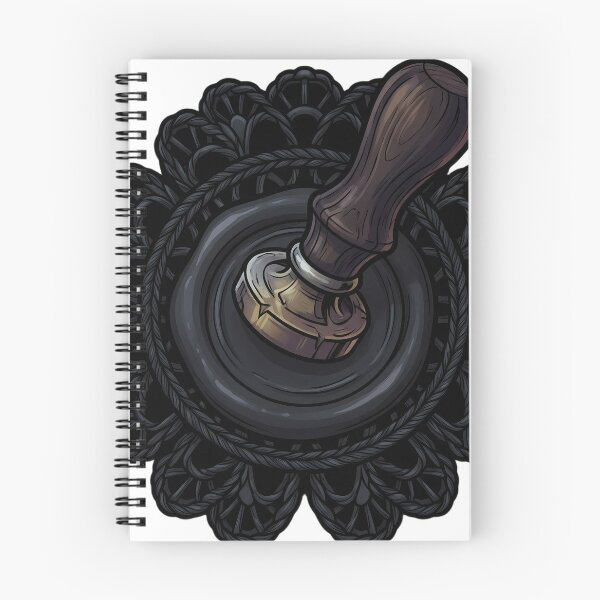 Item preview, Black Lace Occult Objet — Wax Seal Stamp in a Lace Medallion designed and sold by IllumeInk.