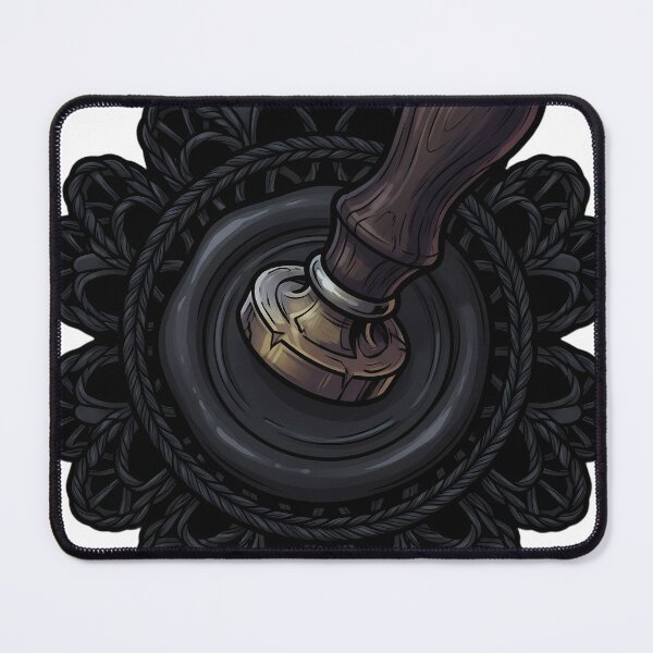 Item preview, Black Lace Occult Objet — Wax Seal Stamp in a Lace Medallion designed and sold by IllumeInk.