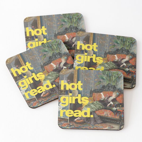 Item preview, Hot Girls Read designed and sold by bunnyhole.