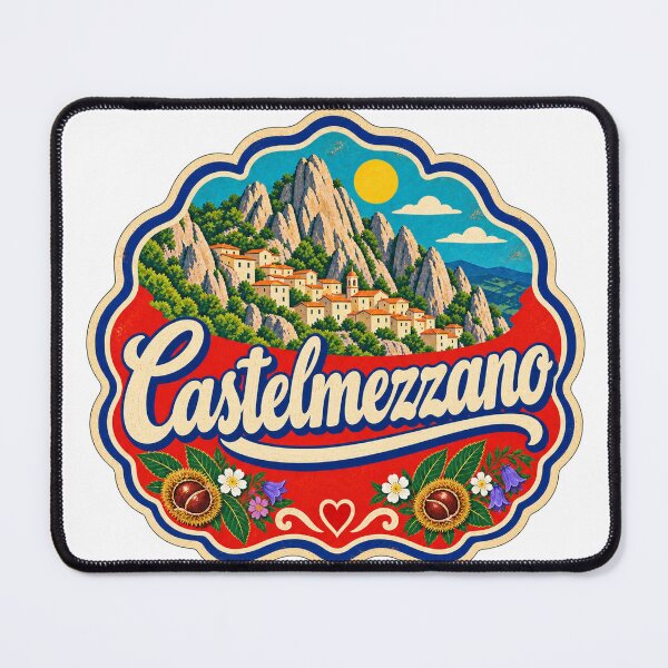 Item preview, Castelmezzano Italy Travel Souvenir Painted Italian Sign designed and sold by VisualArtsOasis.