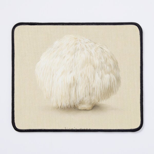 Item preview, Lion's Mane Mushroom Watercolor | Cottagecore Wall Art designed and sold by FixationStudio.