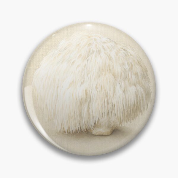 Item preview, Lion's Mane Mushroom Watercolor | Cottagecore Wall Art designed and sold by FixationStudio.