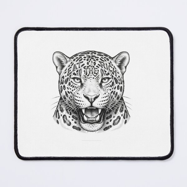 Item preview, Eat The Rich Leopard Typography Graphic Art designed and sold by Owcomm.