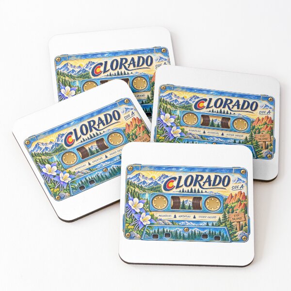 Item preview, Colorado Retro Cassette Tape designed and sold by Whimspired By Paxx.