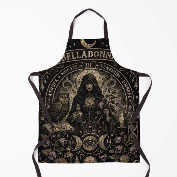 Item preview,  Belladonna Atropa Noctis Gothic Tarot Card Art designed and sold by LuxuryApparels.