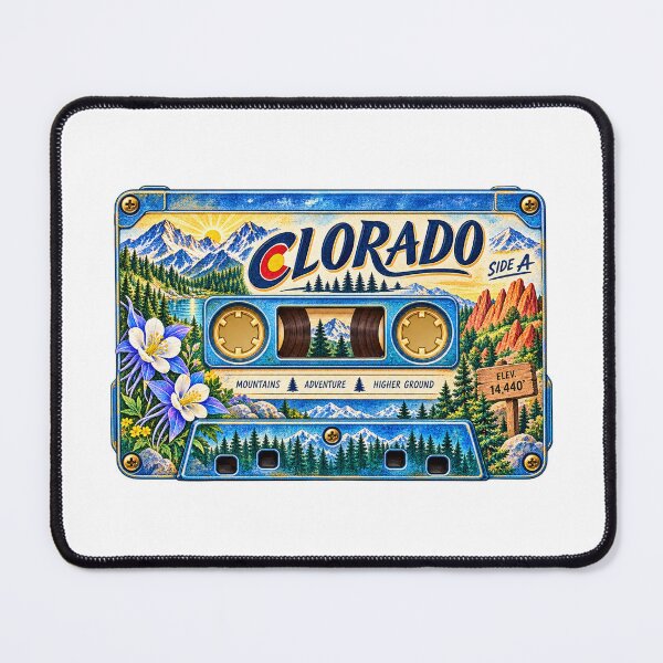 Item preview, Colorado Retro Cassette Tape designed and sold by Whimspired By Paxx.