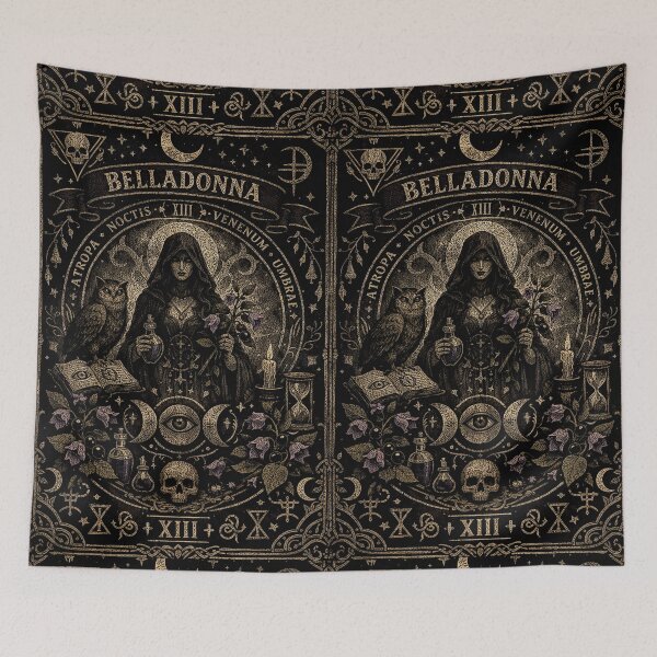 Item preview, Belladonna Atropa Noctis Gothic Tarot Card Art designed and sold by LuxuryApparels.