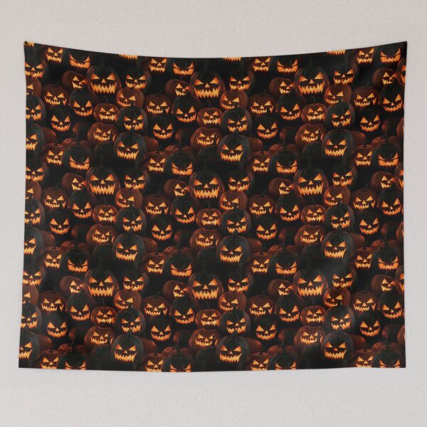 Item preview, Halloween Spooky Jack O Lantern Pumpkin Pattern designed and sold by Derek Gillette.