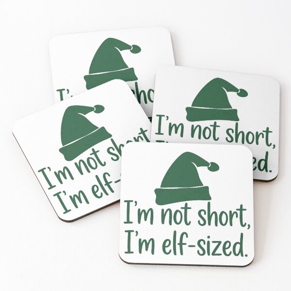 Item preview, I'm Not Short I'm Elf-Sized Funny Christmas Shirt designed and sold by KERK Art and Design.