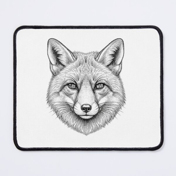 Artikelvorschau, Klassenkampf Fuchsgesicht Gravur Vektorillustration entworfen und verkauft von Owcomm.