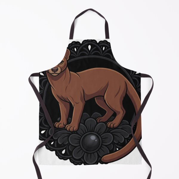 Item preview, Black Lace Occult Familiar — Fossa with a Lace Token designed and sold by IllumeInk.