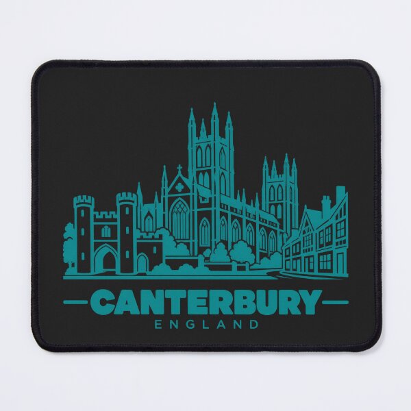 Item preview, Canterbury England Line Art Landmark Poster designed and sold by CMYKStudio.