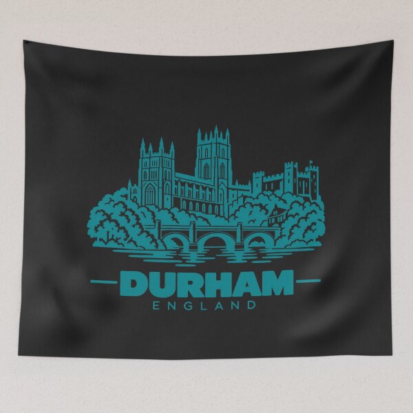 Item preview, Durham England Line Art Landmark Poster designed and sold by CMYKStudio.