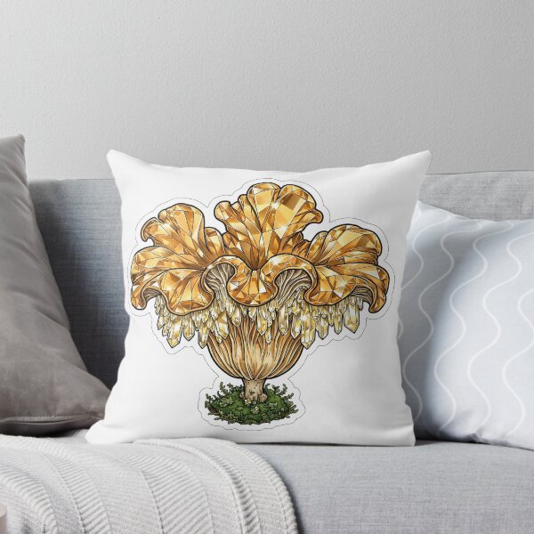 Item preview, Chanterelle Mushroom Crystal Sticker - Golden Topaz Fungi designed and sold by Crystal Critters .