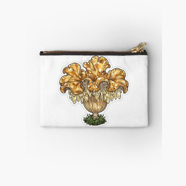 Item preview, Chanterelle Mushroom Crystal Sticker - Golden Topaz Fungi designed and sold by FineLineBotanical .