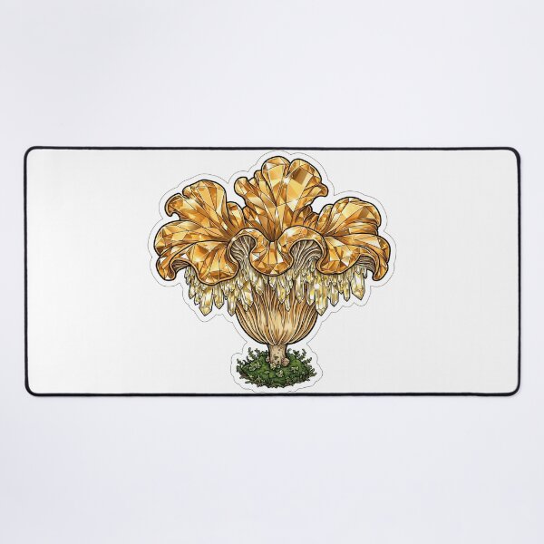 Item preview, Chanterelle Mushroom Crystal Sticker - Golden Topaz Fungi designed and sold by Crystal Critters .