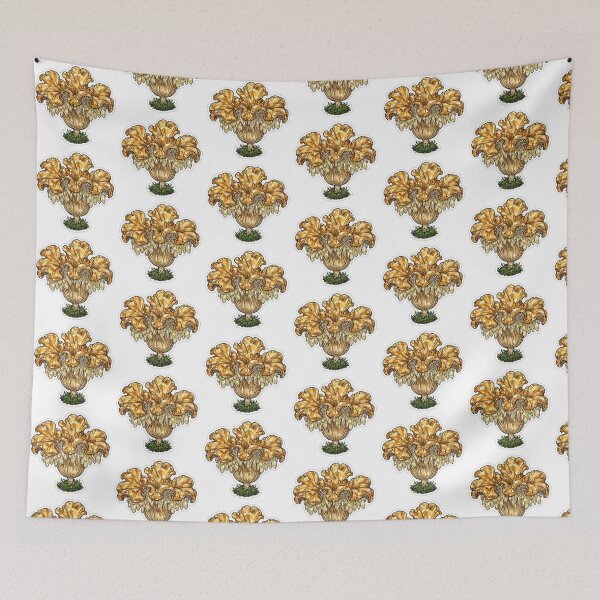 Item preview, Chanterelle Mushroom Crystal Sticker - Golden Topaz Fungi designed and sold by FineLineBotanical .