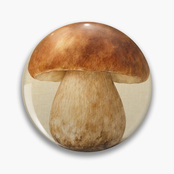 Item preview, Porcini Mushroom Watercolor | Cottagecore Wall Art designed and sold by FixationStudio.