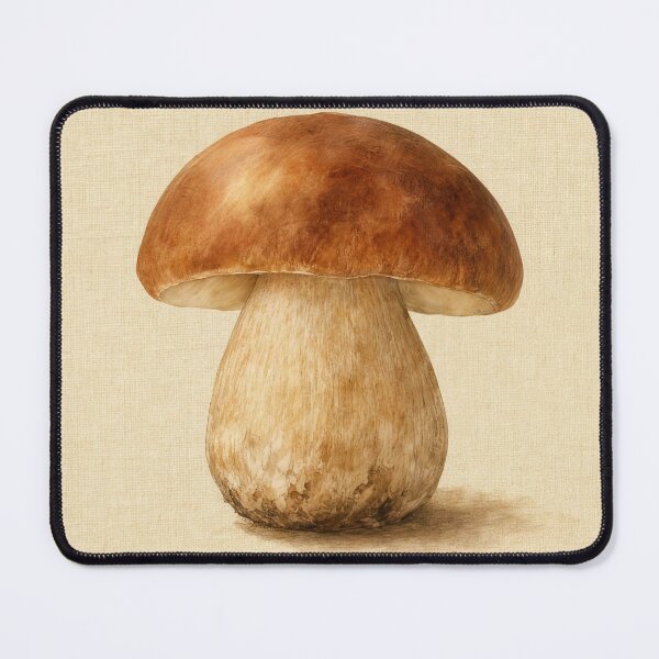 Item preview, Porcini Mushroom Watercolor | Cottagecore Wall Art designed and sold by FixationStudio.