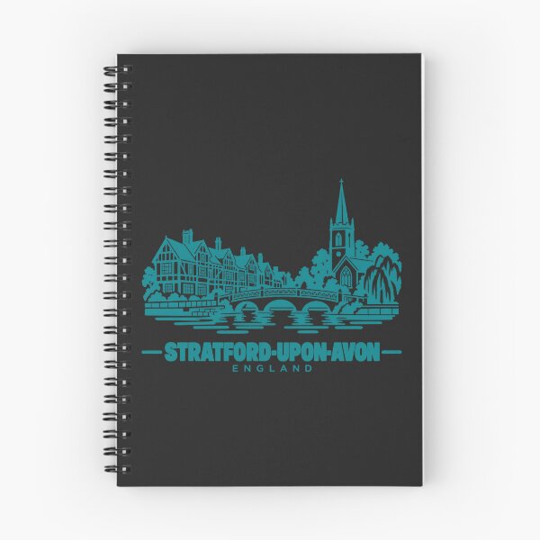 Item preview, Stratford upon Avon England Line Art Landmark Poster designed and sold by CMYKStudio.