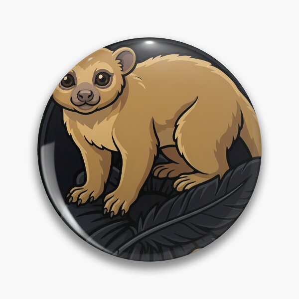 Item preview, Black Lace Occult Familiar — Kinkajou with a Lace Token designed and sold by IllumeInk.