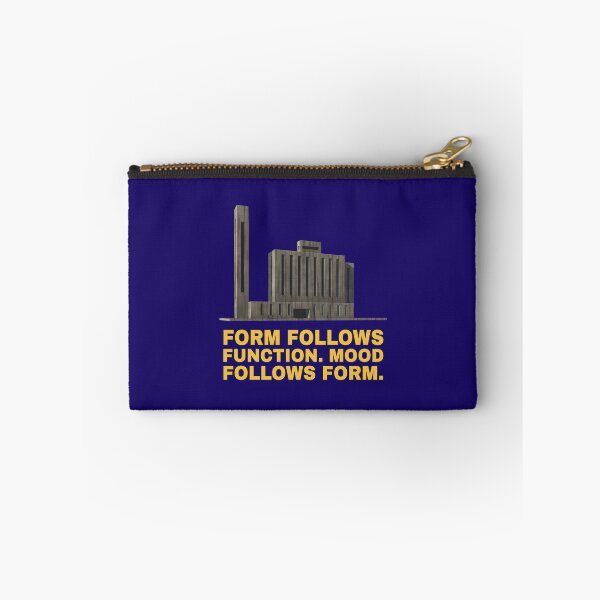 Item preview, Form Follows Function Mood Follows Form – Brutalist & Architecture Humour designed and sold by TribeGlyph.