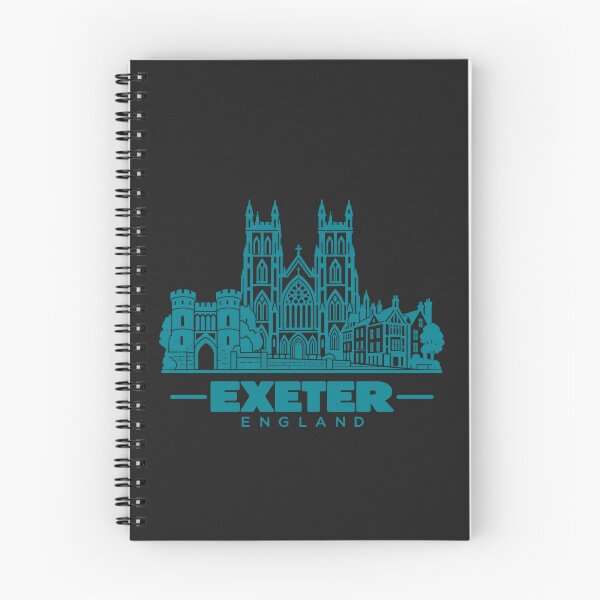 Item preview, Exeter England Line Art Landmark Poster designed and sold by CMYKStudio.