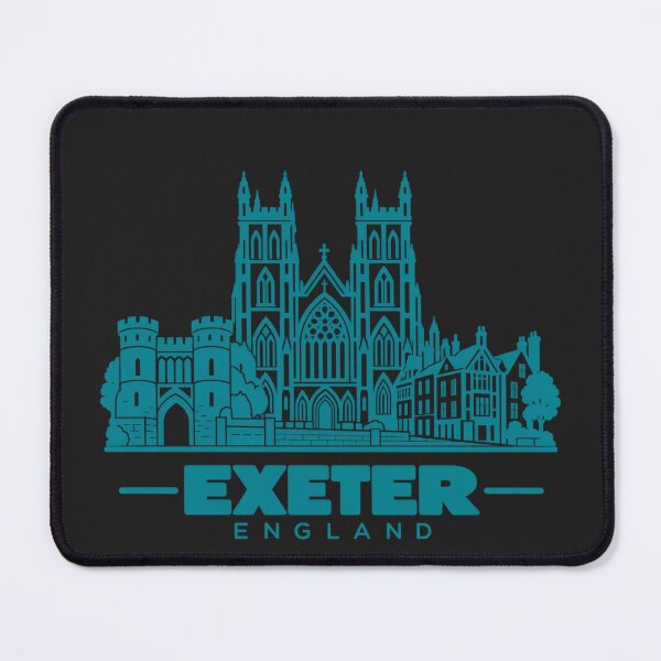 Item preview, Exeter England Line Art Landmark Poster designed and sold by CMYKStudio.