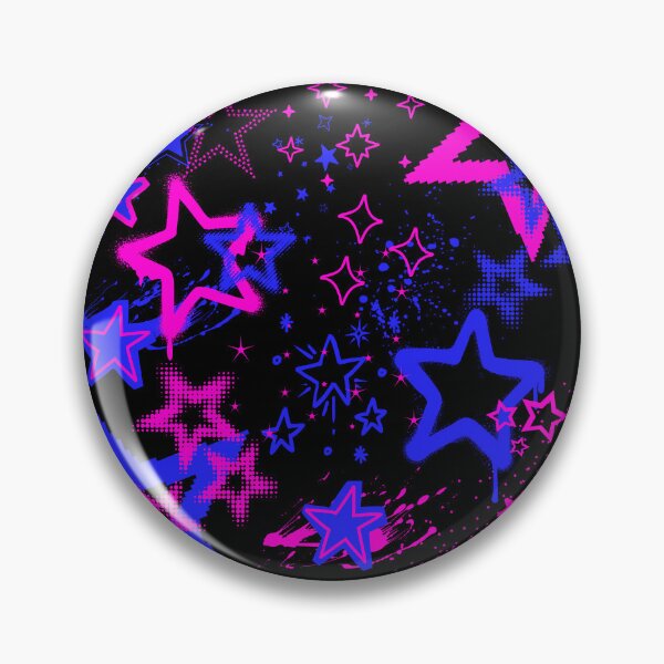 Aperçu de l'œuvre Motif d'étoiles Neon Scenecore créée et vendue par Side By Side Studio.