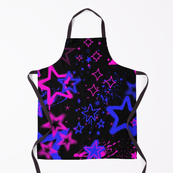 Item preview, Neon Scenecore Star Pattern designed and sold by Side By Side Studio.