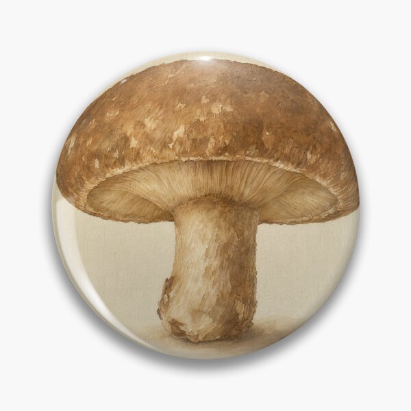 Item preview, Shiitake Mushroom Watercolor | Cottagecore Wall Art designed and sold by FixationStudio.