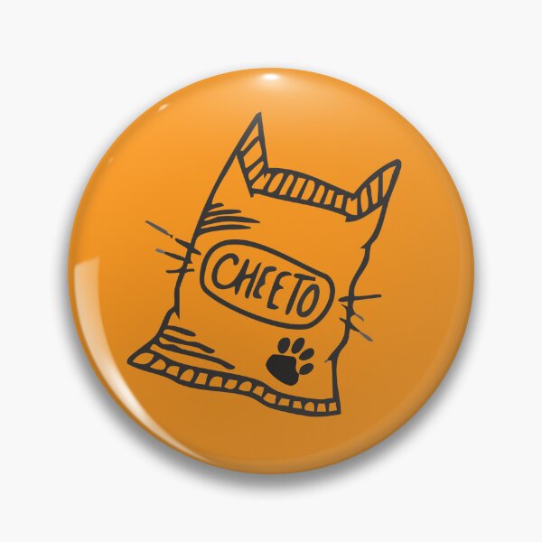 Item preview, Cheeto Cat Snack Food Funny Whimsical Cat  designed and sold by rockshell92.