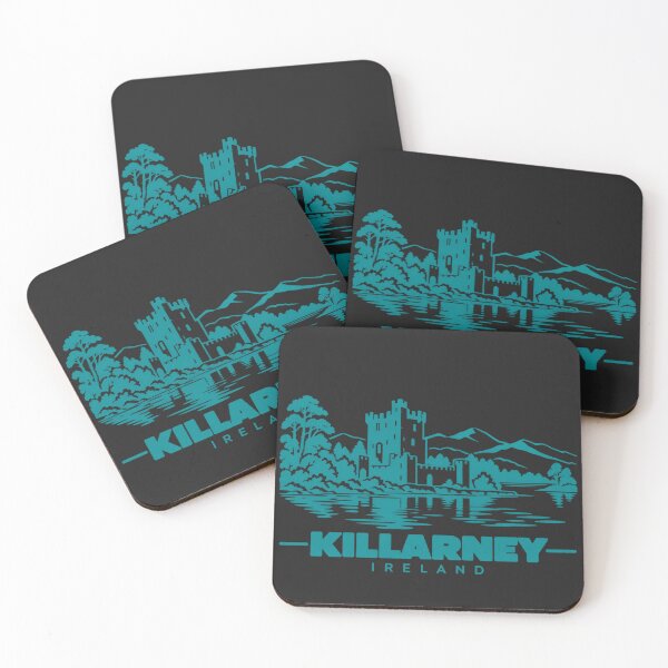 Item preview, Killarney Ireland Line Art Landmark Poster designed and sold by CMYKStudio.
