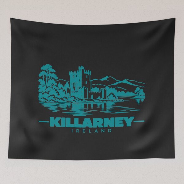 Item preview, Killarney Ireland Line Art Landmark Poster designed and sold by CMYKStudio.