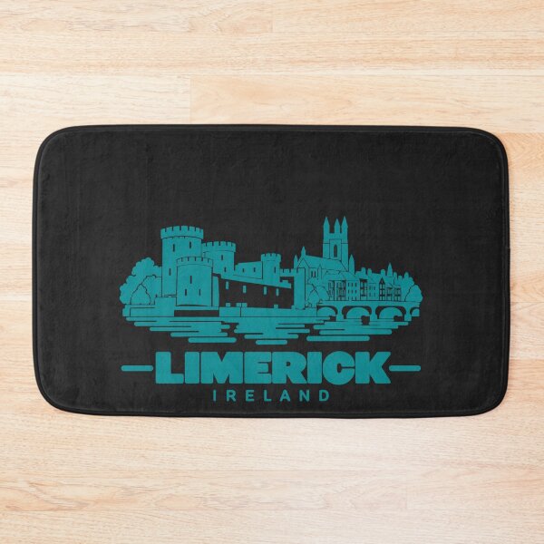 Item preview, Limerick Ireland Line Art Landmark Poster designed and sold by CMYKStudio.