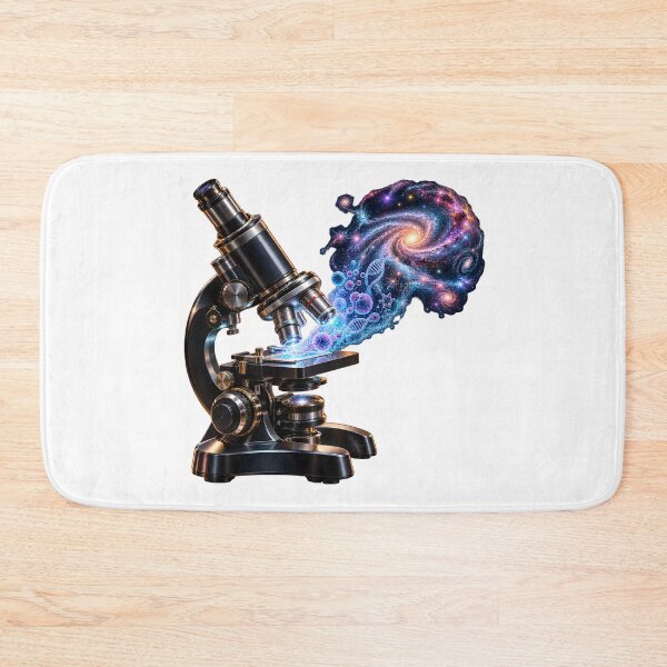 Item preview, Microscope Revealing the Universe – Microscopic to Cosmic Science Art designed and sold by builtforyou.