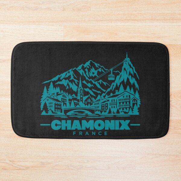 Item preview, Chamonix France Line Art Landmark Poster designed and sold by CMYKStudio.