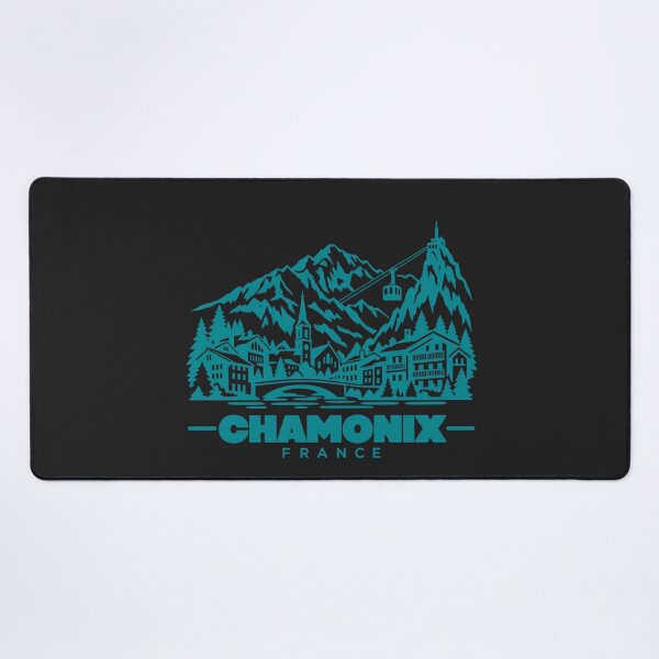 Item preview, Chamonix France Line Art Landmark Poster designed and sold by CMYKStudio.