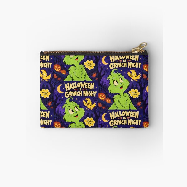 Item preview, Halloween is griCute Green Monster Halloween Night Retro Illustration Halloween is Green Night designed and sold by AnnaAndVibes.