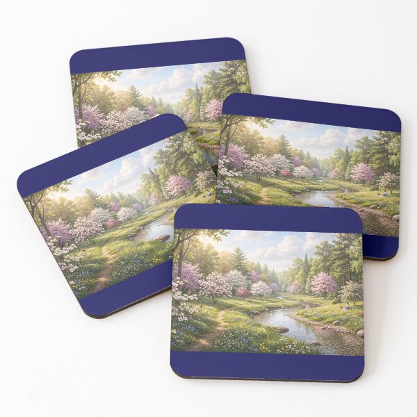 Item preview, Blossoms Along the Meadow Creek designed and sold by amusefullife.