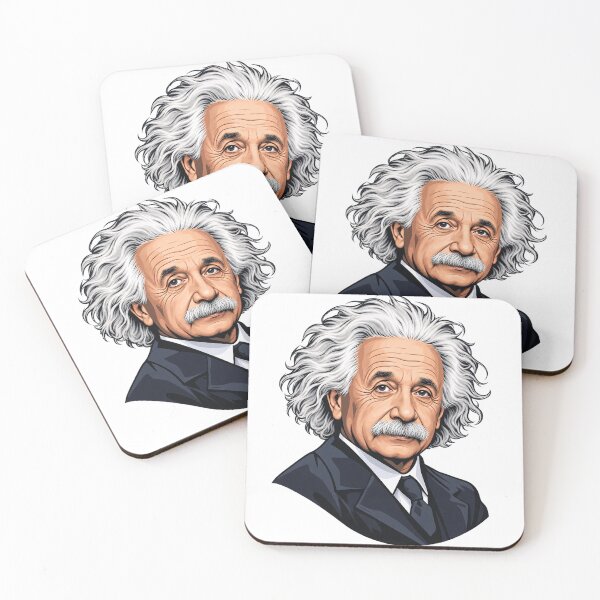 Item preview, Albert Einstein Portrait Scientist Physics Vector Illustration designed and sold by Owcomm.